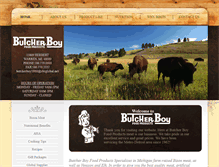 Tablet Screenshot of butcherboyfoodproducts.com